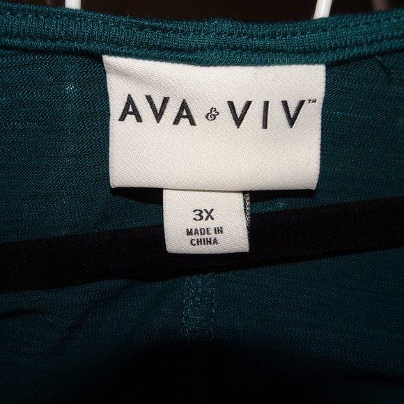 Ava & Viv Blouse with Lacing - Picture 4 of 5